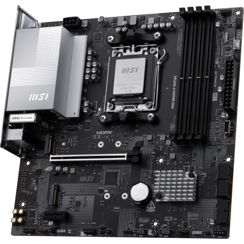 MB MSI PRO B840M-P WIFI6E AM5 DDR5 ATX image 3